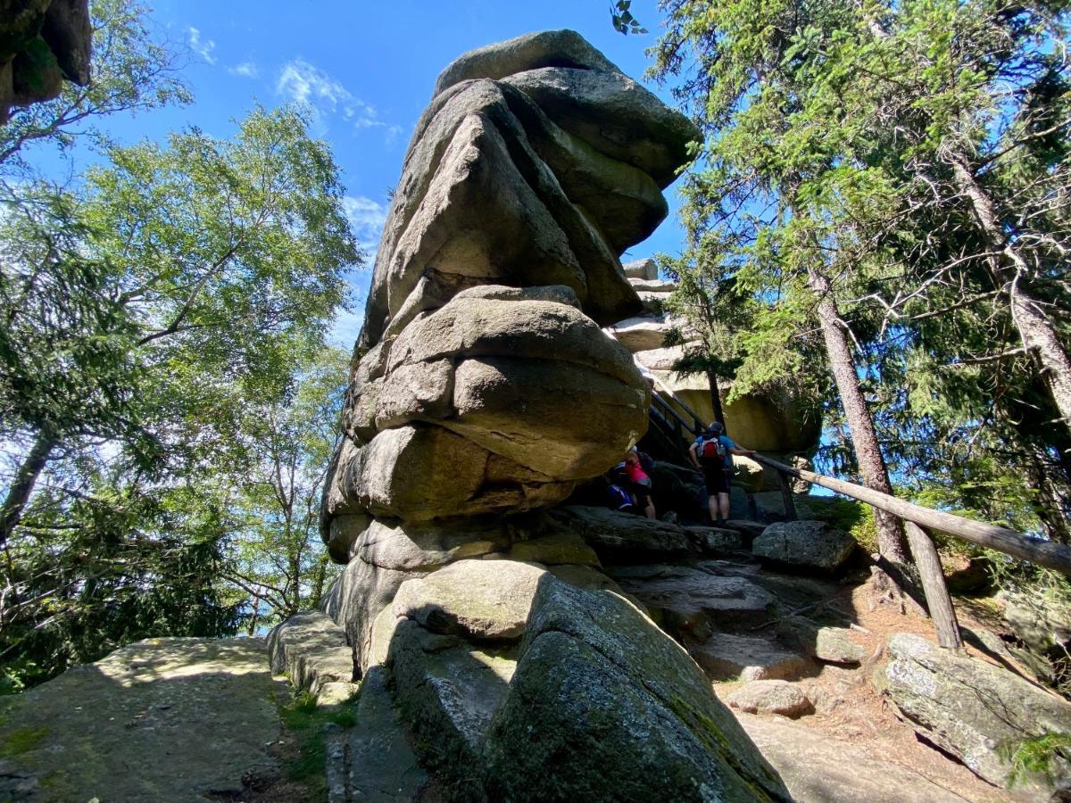 Ferienwohnung Oxana Im Naturpark Fichtelgebirge Schonwald  Εξωτερικό φωτογραφία
