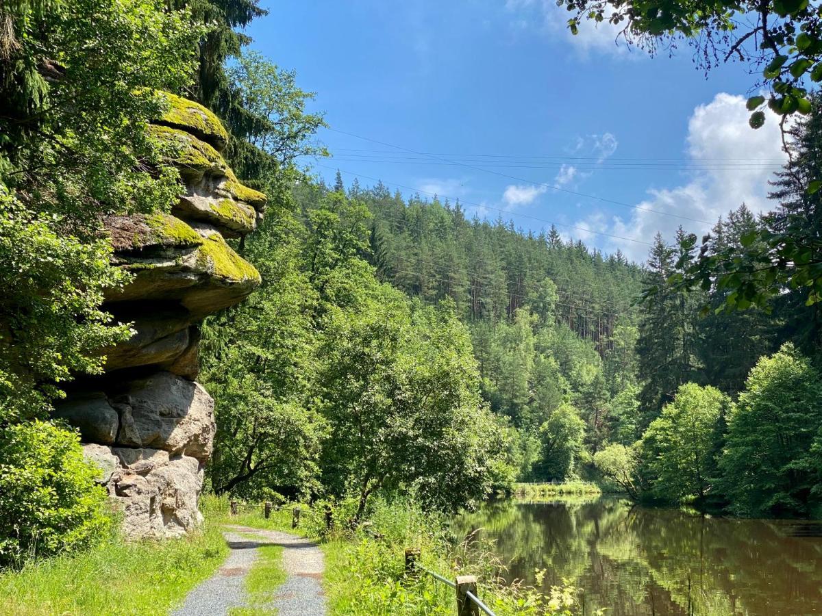 Ferienwohnung Oxana Im Naturpark Fichtelgebirge Schonwald  Εξωτερικό φωτογραφία